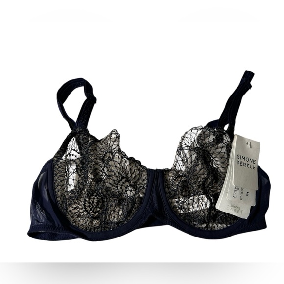 SIMONE PERELE Reflet Full Coverage Plunge underwire bra 13Z319 size EU 70E NWT - Picture 2 of 13